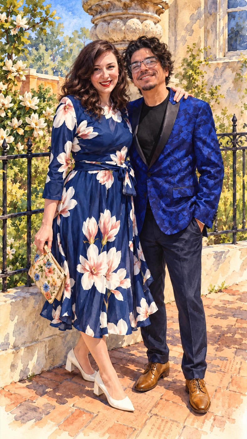 Roy and Kathleen dressed up